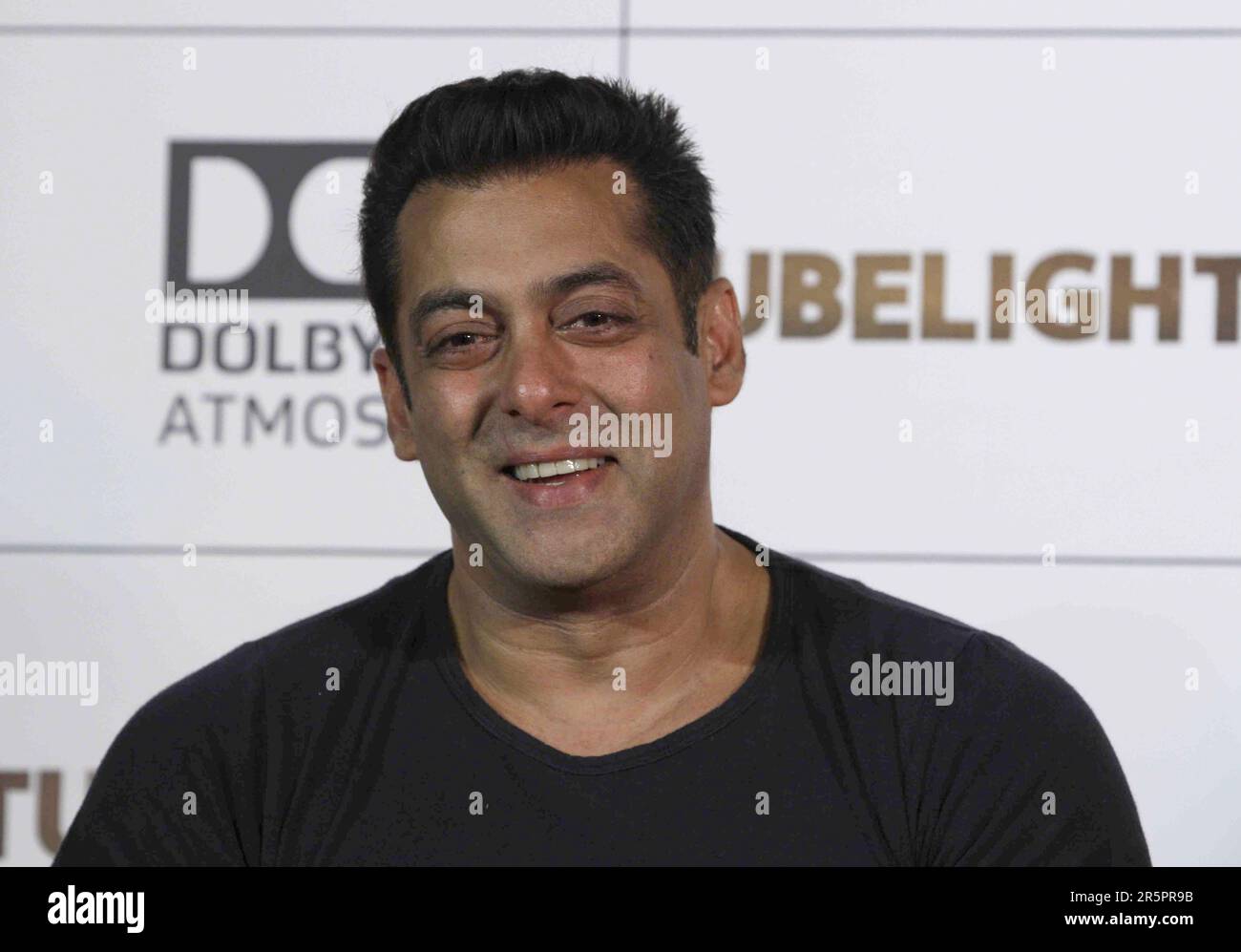 Salman Khan, Salman Salim Abdul Rashid Khan, attore indiano, produttore di film, personalità televisiva, lancio di trailer, Film Tubelight, Mumbai, India, 25 maggio 2017 Foto Stock