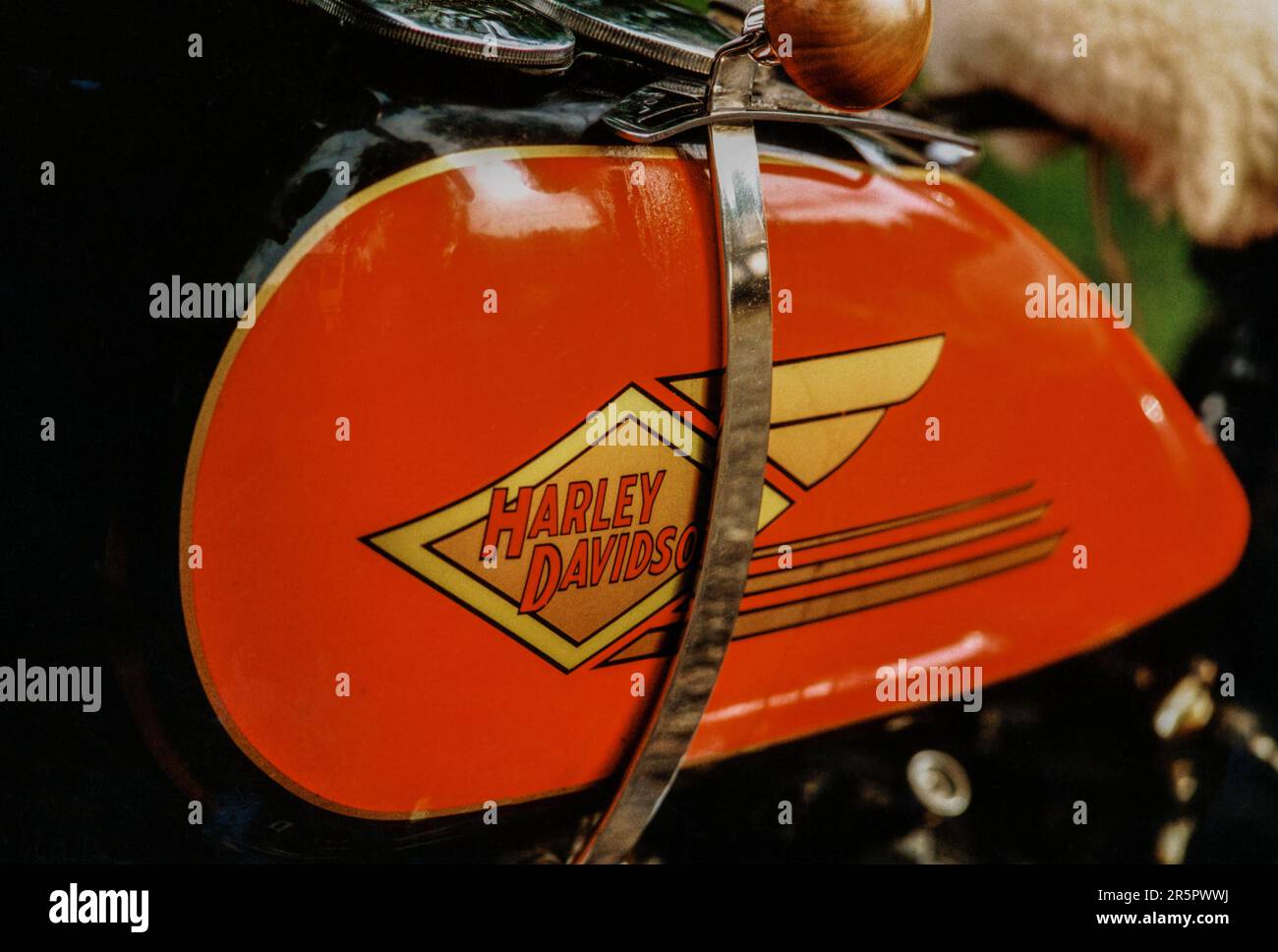 Serbatoio del gas Harley Davidson Foto Stock