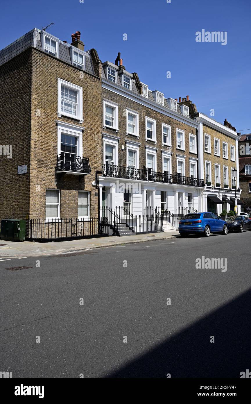Milner Street, Chelsea, West London, Regno Unito Foto Stock