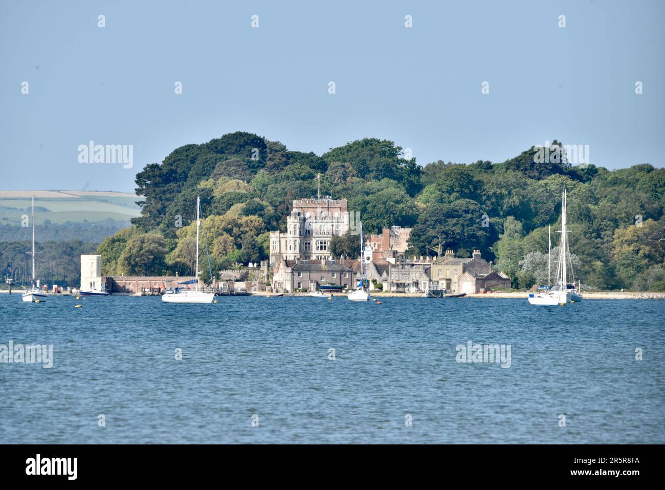 Sandbank a Poole Foto Stock