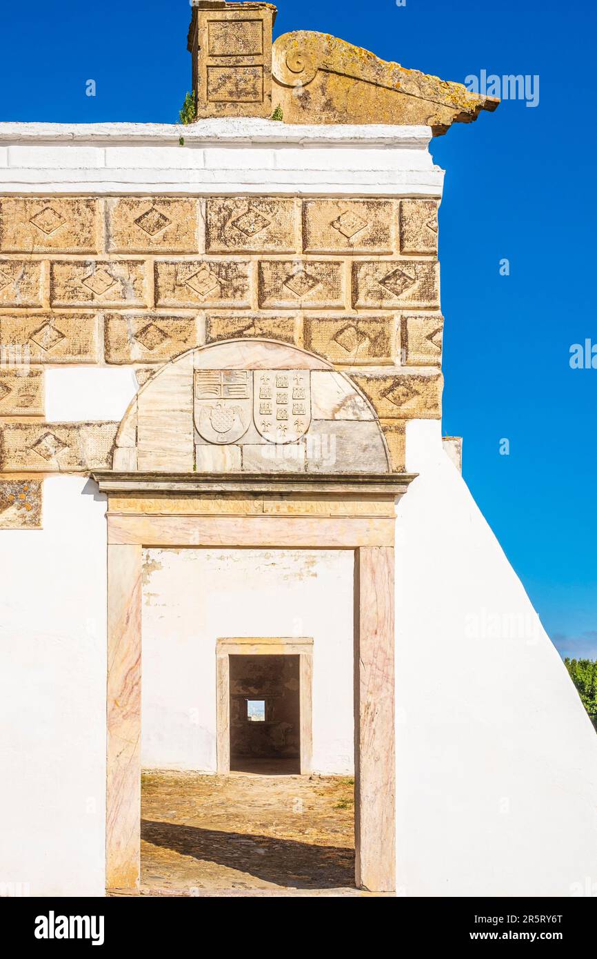 Portogallo, regione di Alentejo, Moura, il castello medievale, le rovine del convento di Sao Domingos Foto Stock