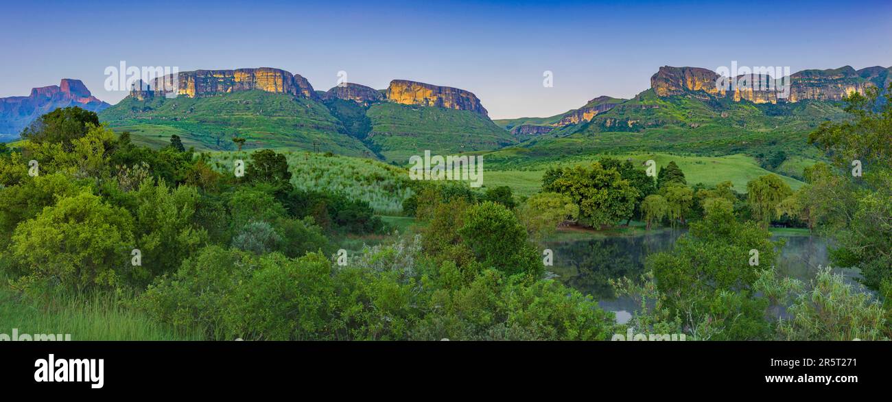 Sudafrica, Kwazulu Natal, uKhahlamba Drakensberg Park, patrimonio dell'umanità dell'UNESCO, Royal Natal National Park Foto Stock