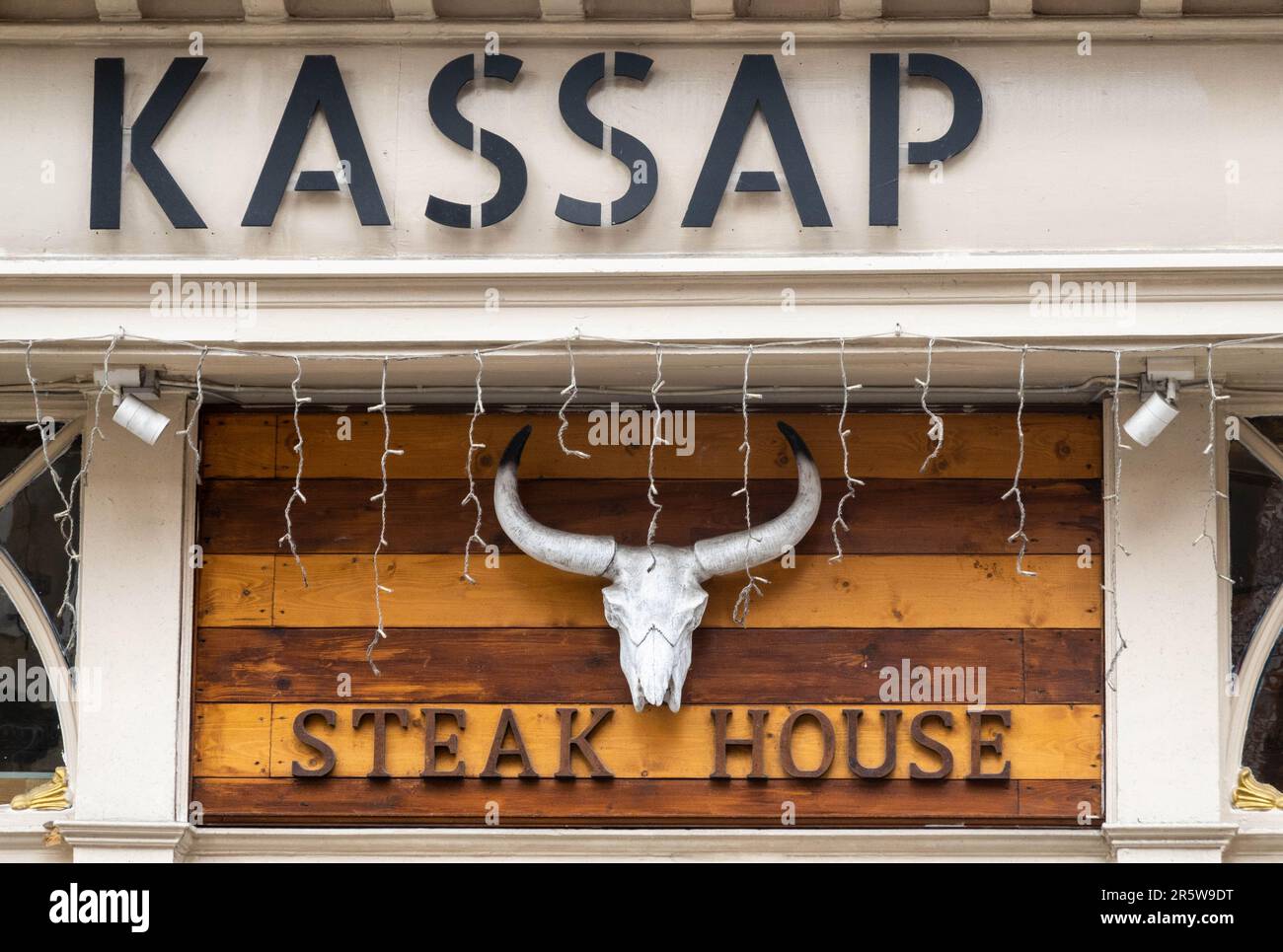 Kassap Steak House in Bold Street a Liverpool Foto Stock