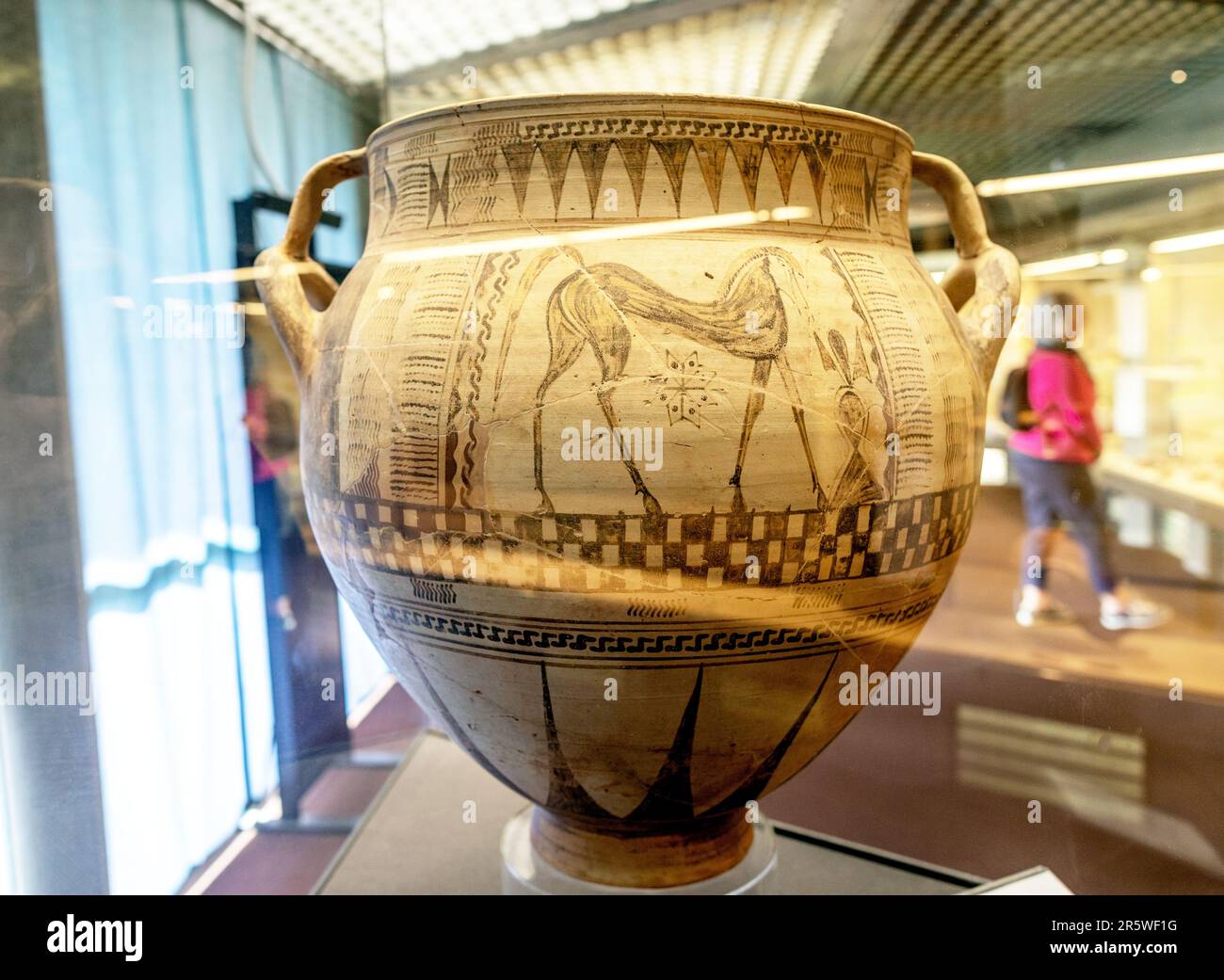 Ceramica nel Museo Archeologico di Siracusa Sicilia Itaky Foto Stock
