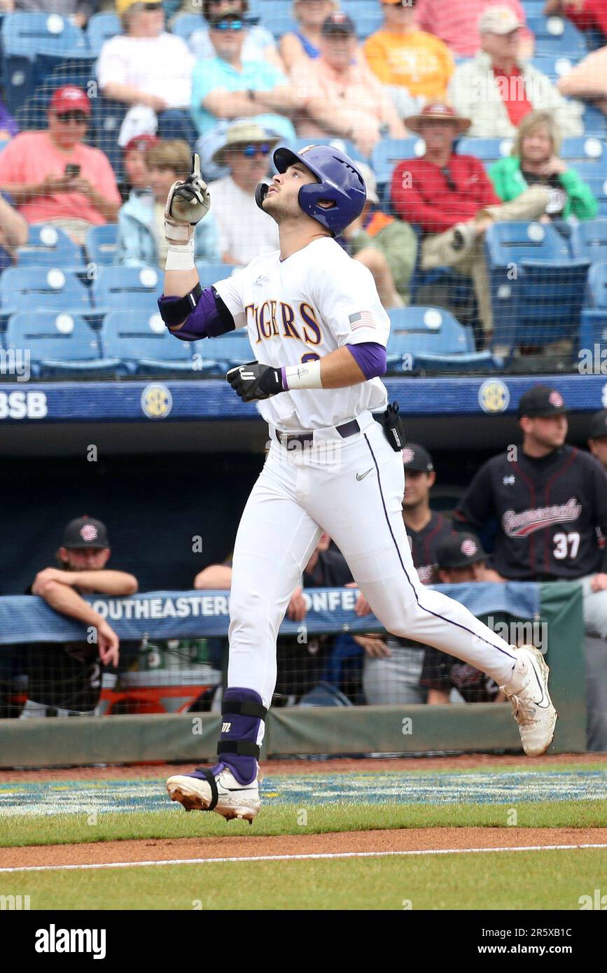 HOOVER, AL MAY 24 LSU Tigers outfielder Brayden Jobert (6) during