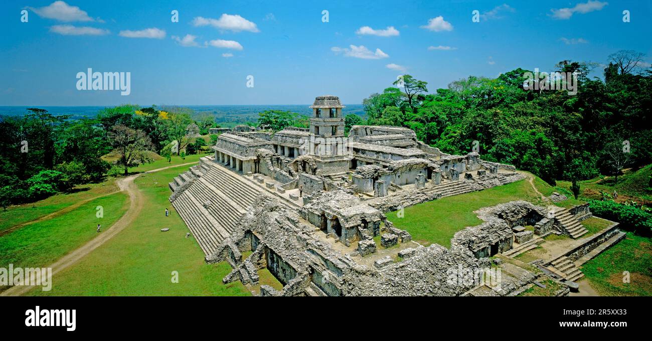 Palenque, vicino a Villahermosa, Chiapas, Messico Foto Stock