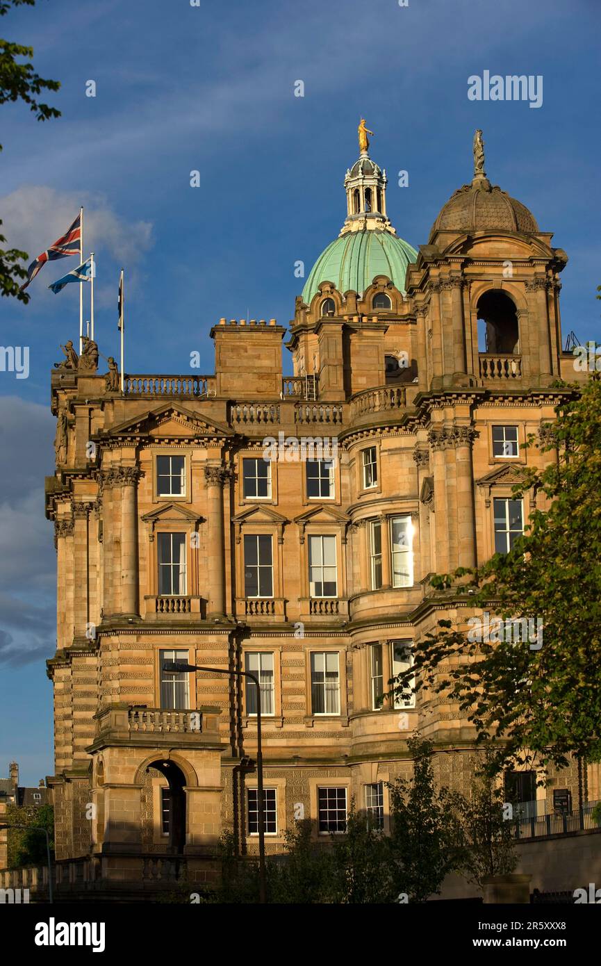 Sede della Bank of Scotland, Edimburgo, Scozia, Regno Unito Foto Stock