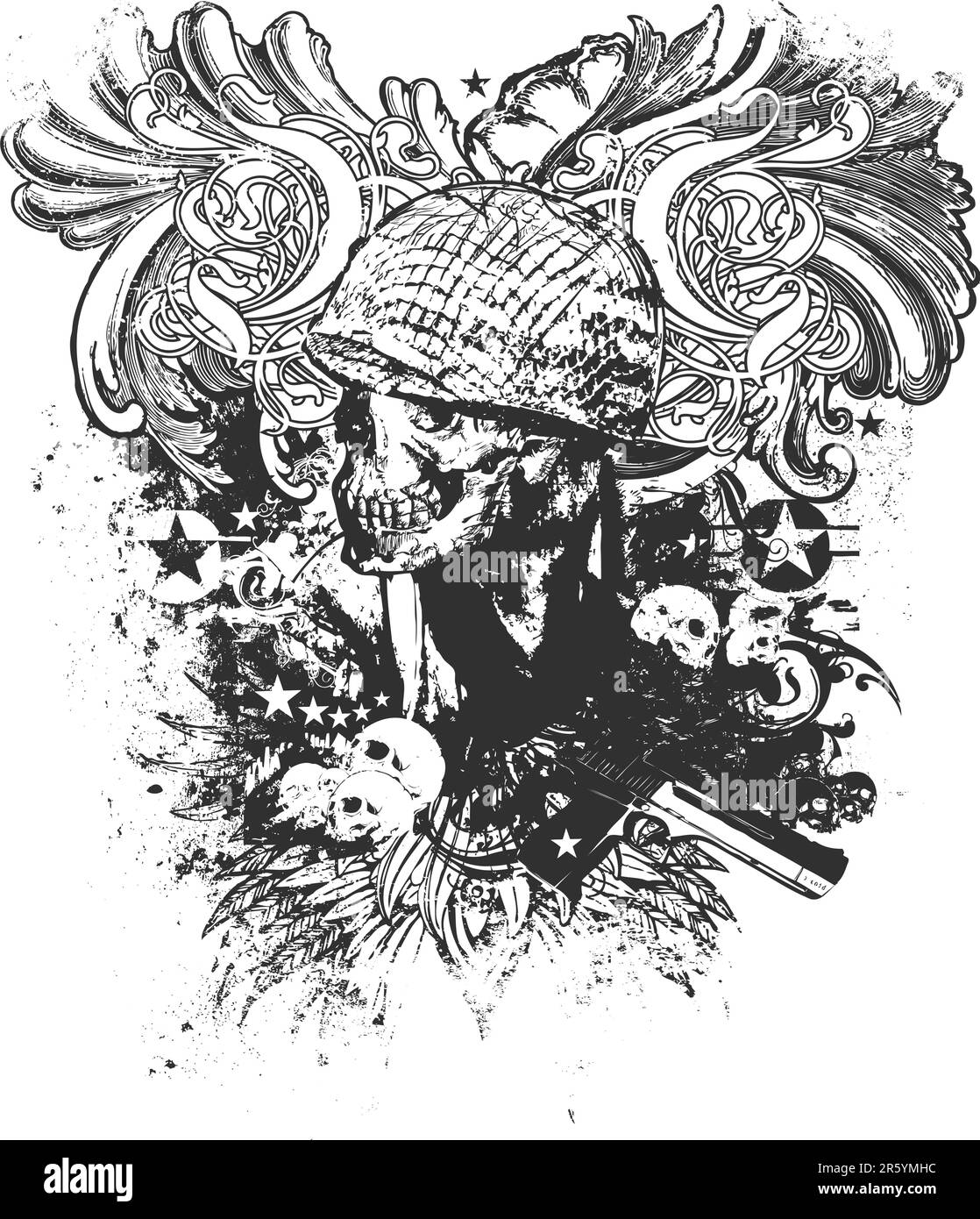 Ideale per sfondi, t-shirt e illustrazioni! Illustrazione Vettoriale