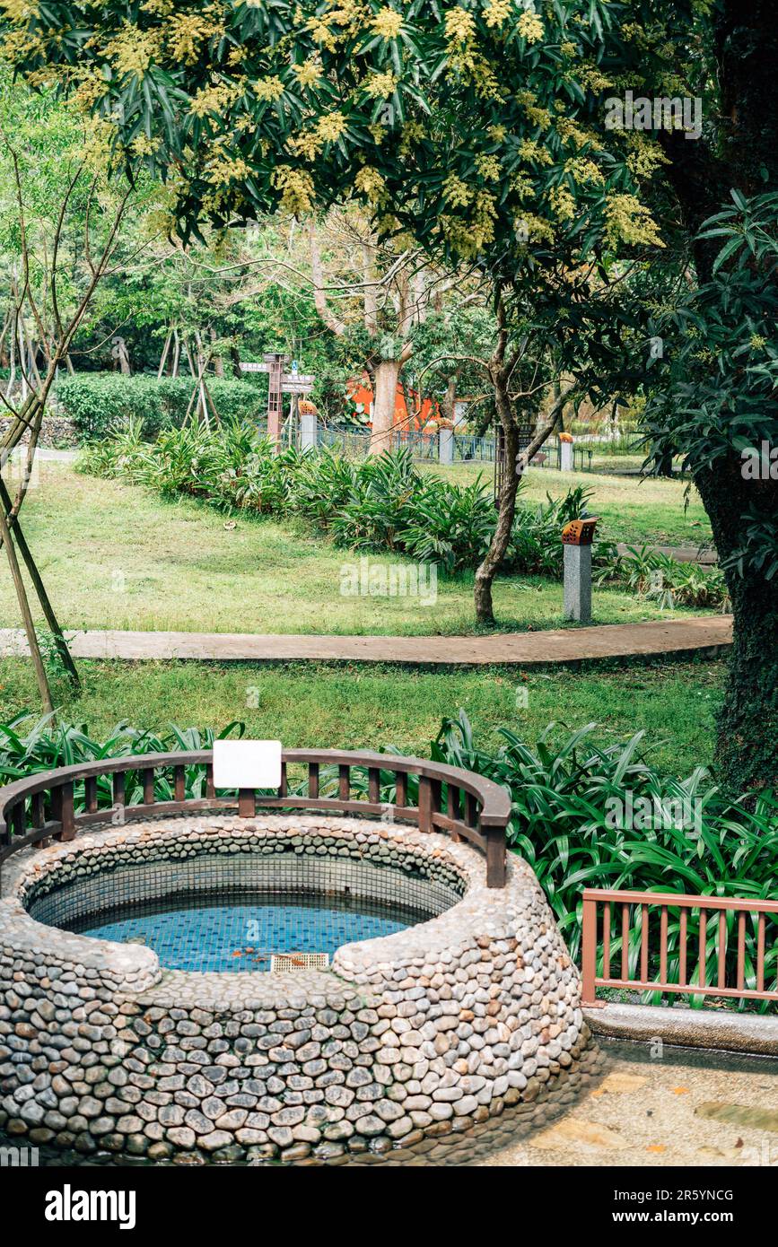 Jiaoxi Hot Springs Park a Jiaoxi, Yilan County, Taiwan Foto Stock