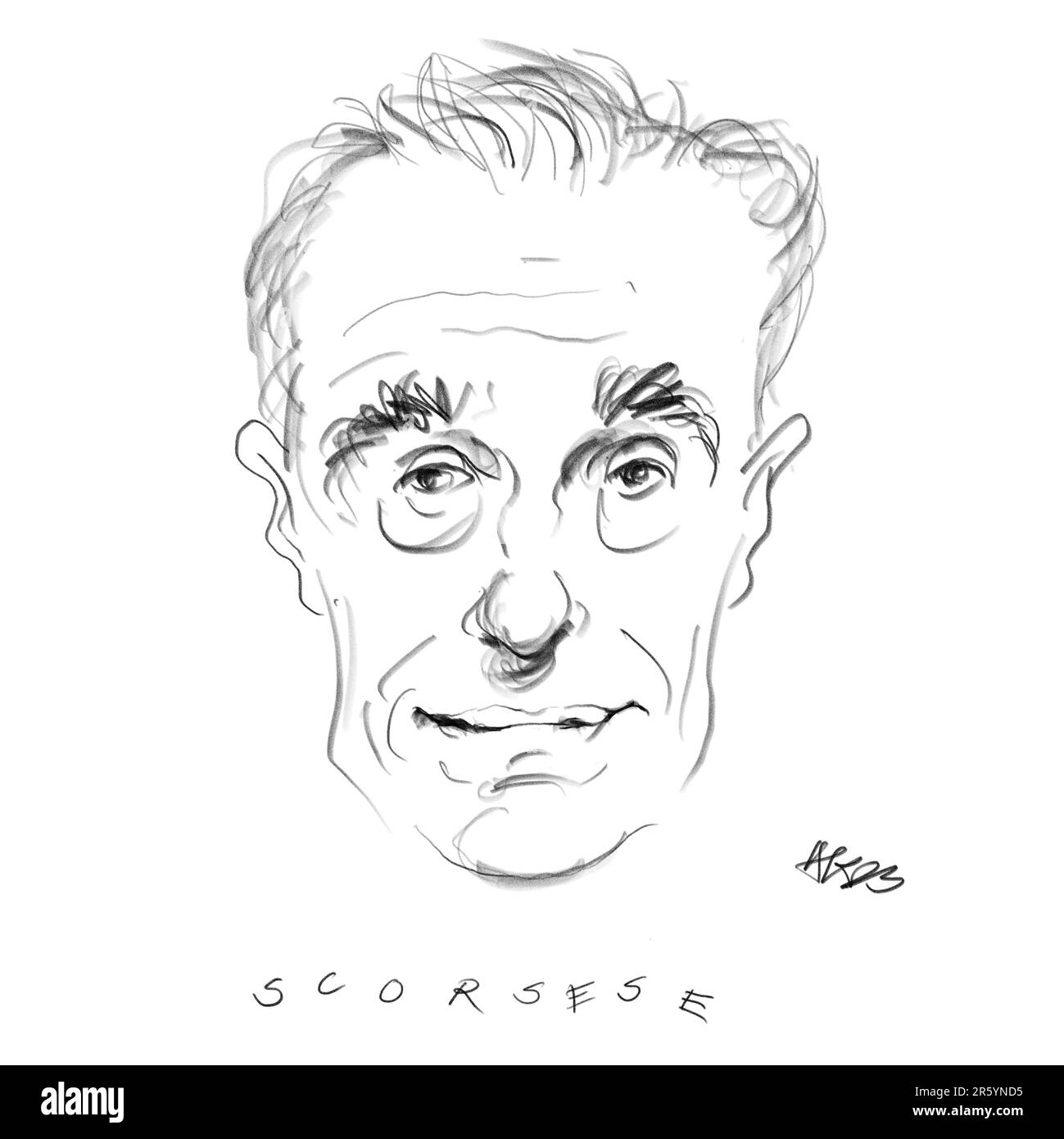 Ritratto del regista Martin Scorses Foto Stock