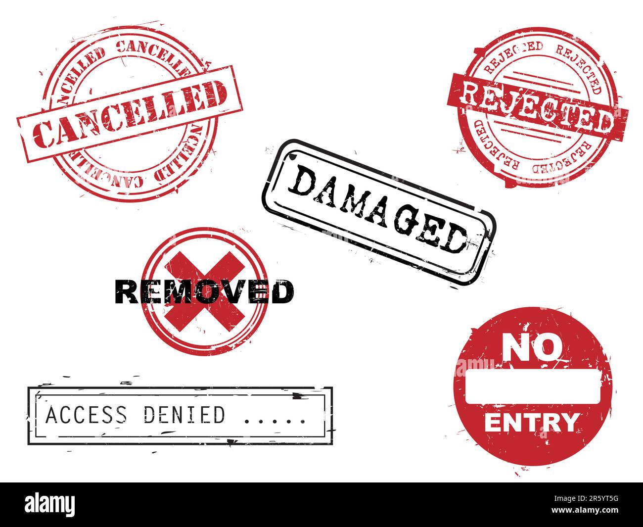 Set di timbri in gomma su sfondo bianco. Per ulteriori illustrazioni dei francobolli, consulta il mio portfolio. Illustrazione Vettoriale