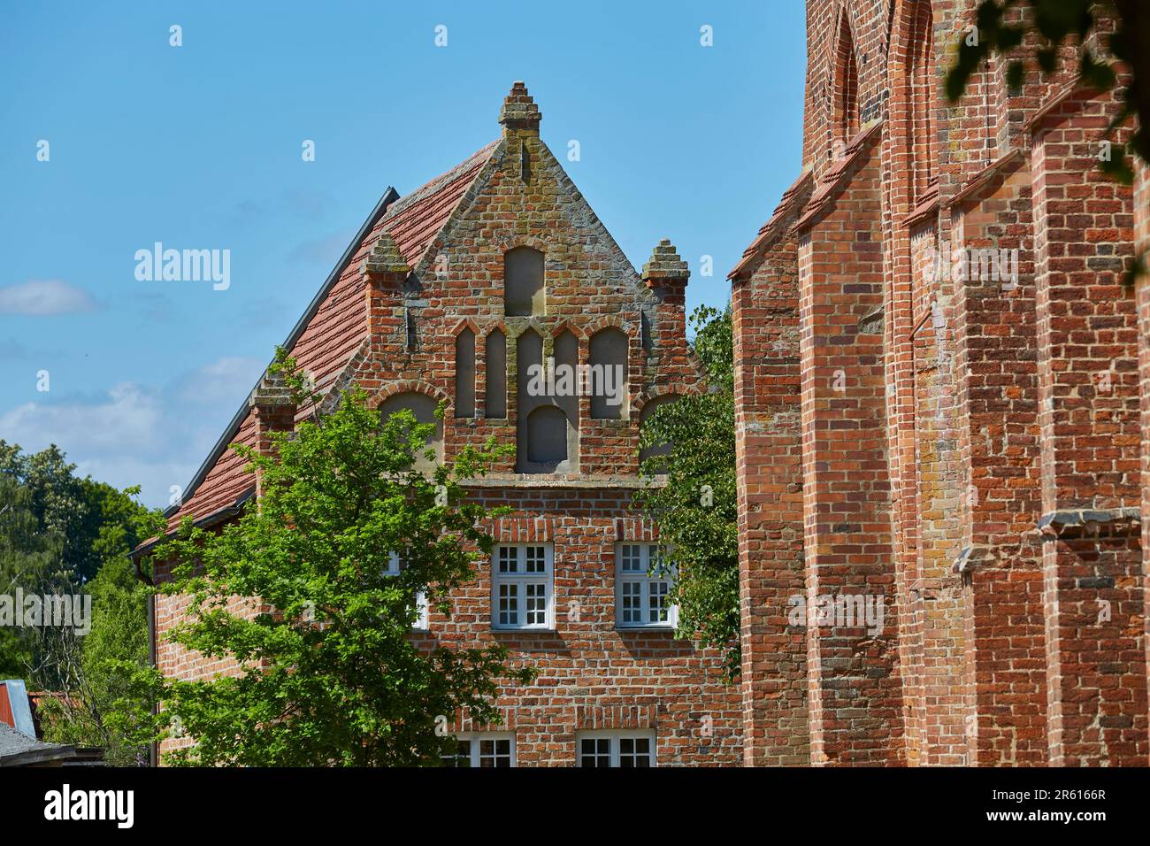 Grimmen an der Ostsee in Mecklenburg-Vorpommern, Deutschland, Stadtportrait Foto Stock