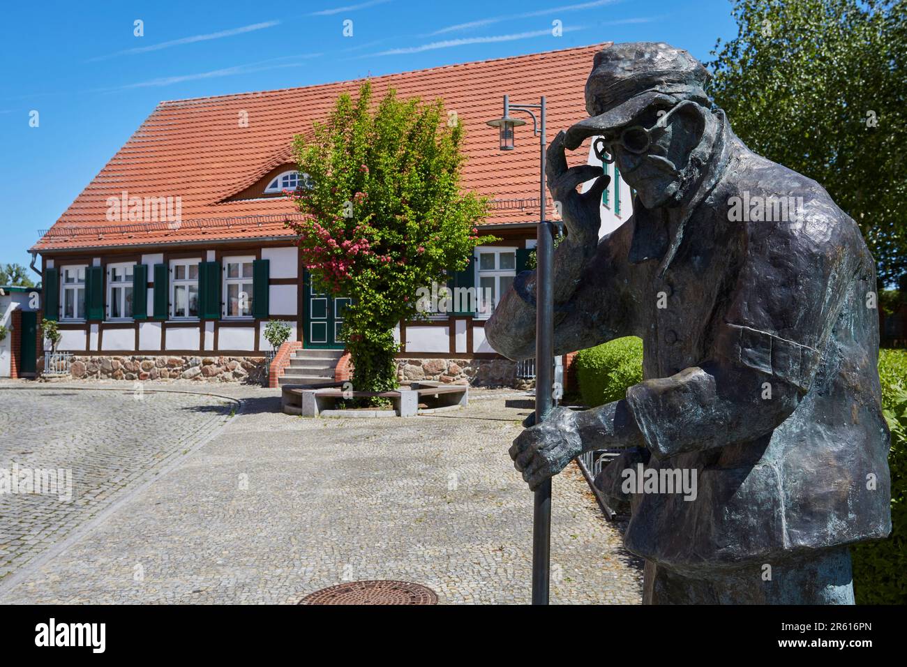 Grimmen an der Ostsee in Mecklenburg-Vorpommern, Deutschland, Stadtportrait Foto Stock