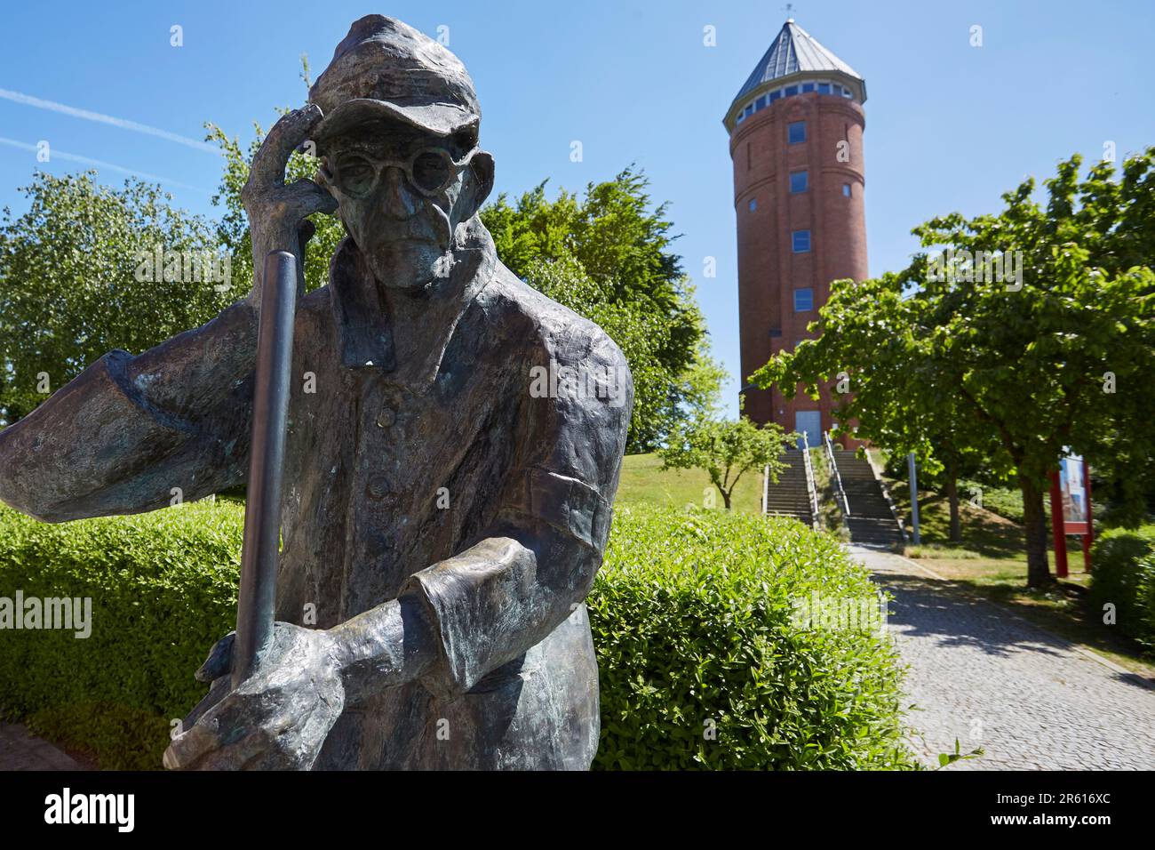 Grimmen an der Ostsee in Mecklenburg-Vorpommern, Deutschland, Stadtportrait Foto Stock