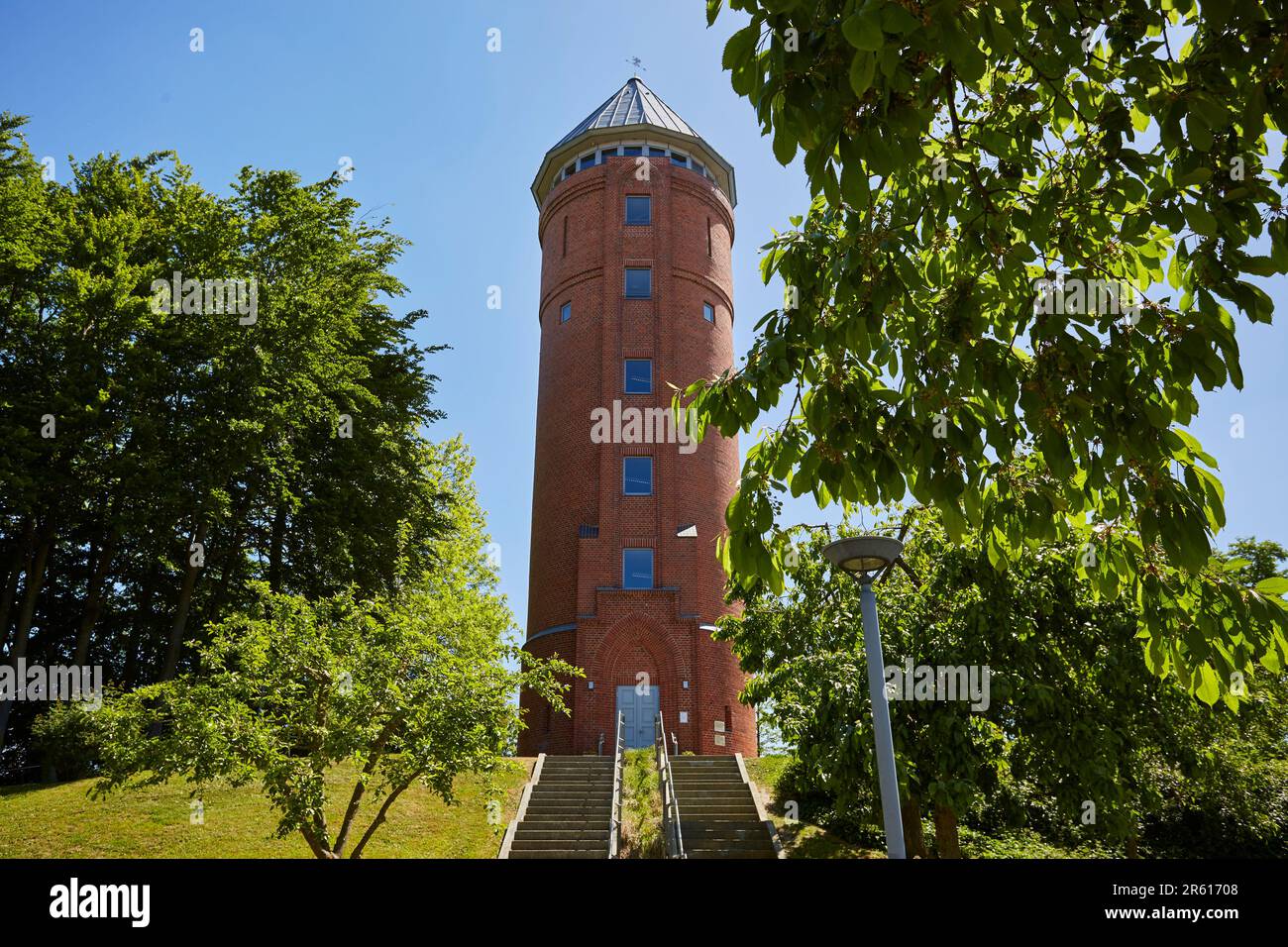 Grimmen an der Ostsee in Mecklenburg-Vorpommern, Deutschland, Stadtportrait Foto Stock