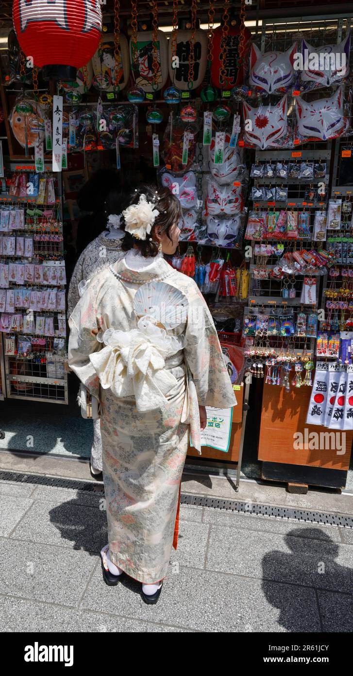 ASAKUSA E IL SUO TEMPIO SENSO-JI TOKYO Foto Stock