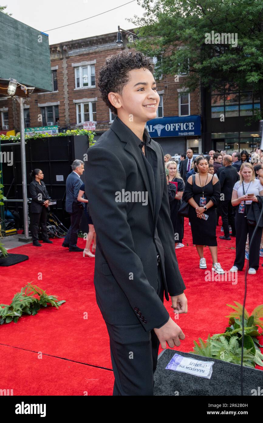 Transformers The Rise of the Beasts New York City Red Carpet e Premiere al Kings Theater di Brooklyn - Dean Scott Vasquez Foto Stock