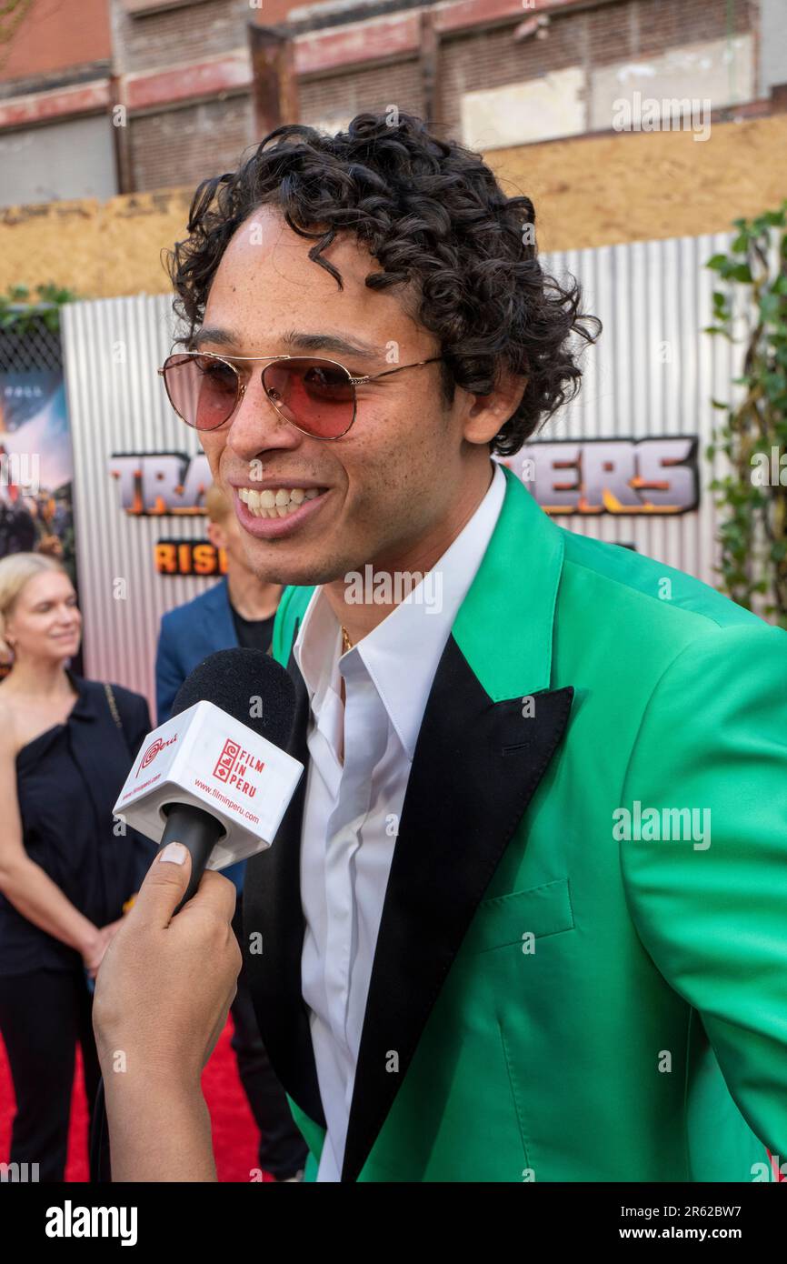 Transformers The Rise of the Beasts New York City Red Carpet e Premiere al Kings Theater di Brooklyn - Anthony Ramos Foto Stock