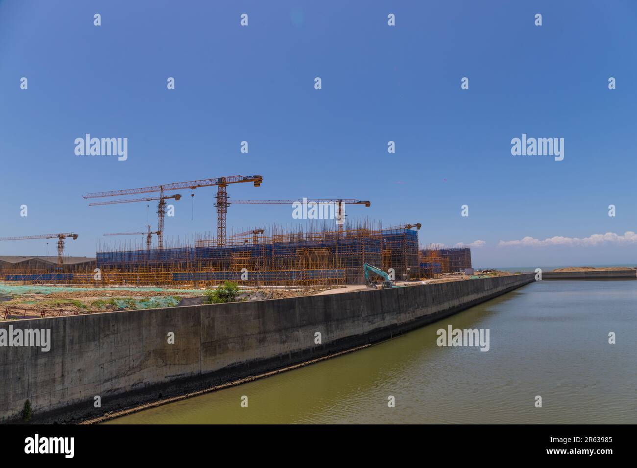 Costruzione Hainan Foto Stock