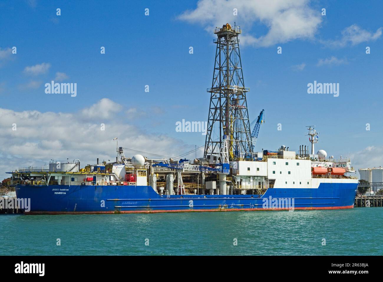 La risoluzione JOIDES, una nave di ricerca essenziale del programma integrato di perforazione oceanica (IODP), un programma di ricerca internazionale Foto Stock