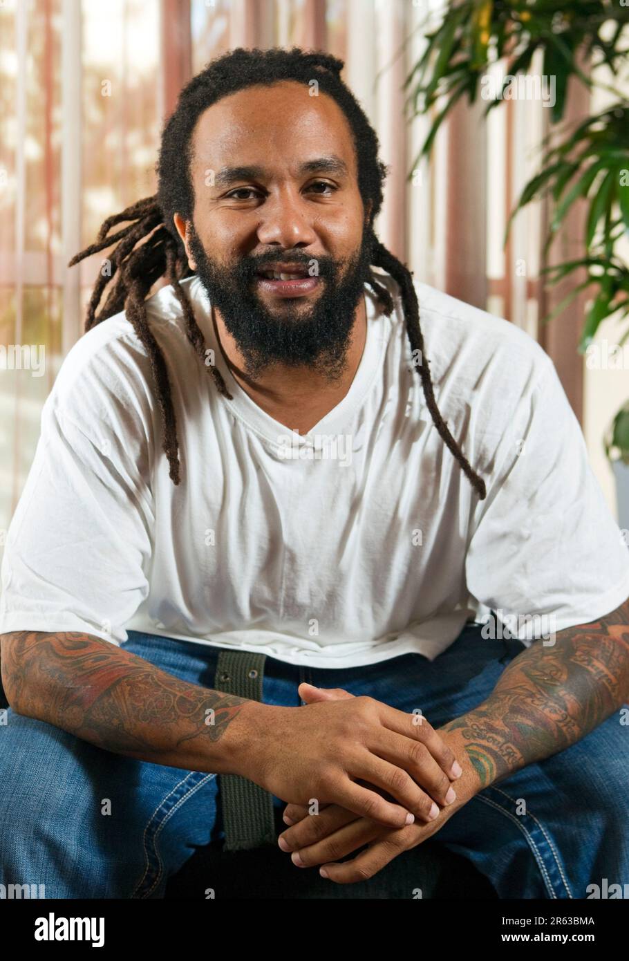 Al Raggamuffin Festival si esibisce Ky-mani Marley, figlio dell'icona reggae Bob Marley, morto 30 anni fa Foto Stock