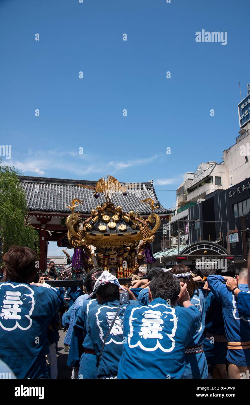 Asakusa Festival Sanja Foto Stock