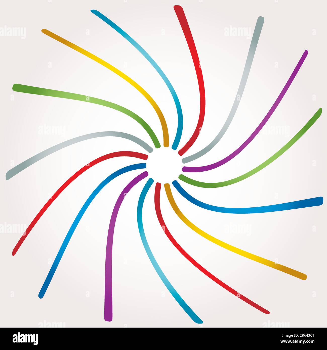 Illustrazione di punti vettoriali con sfondo a punti multicolore Illustrazione Vettoriale