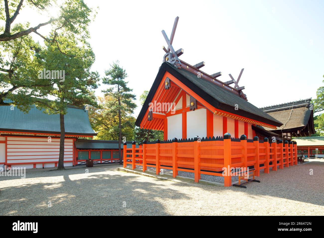 Santuario di Sumiyoshi-taisha Foto Stock