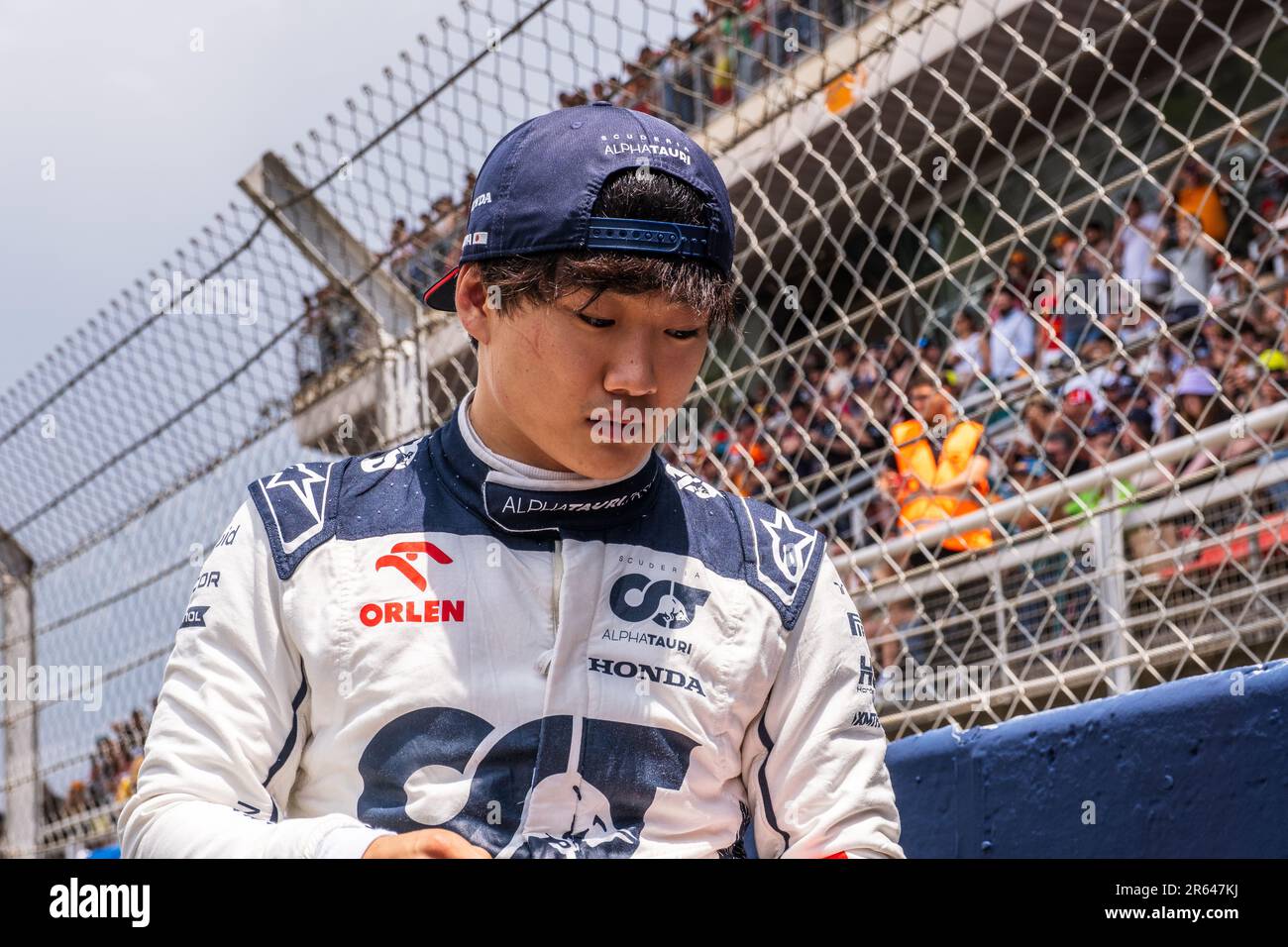Circuit de Barcelona-Catalunya, Barcellona, SpainMonaco, 4,Giugno.2023: Yuki Tsunoda, durante il Gran Premio di Formula uno di Monaco Foto Stock