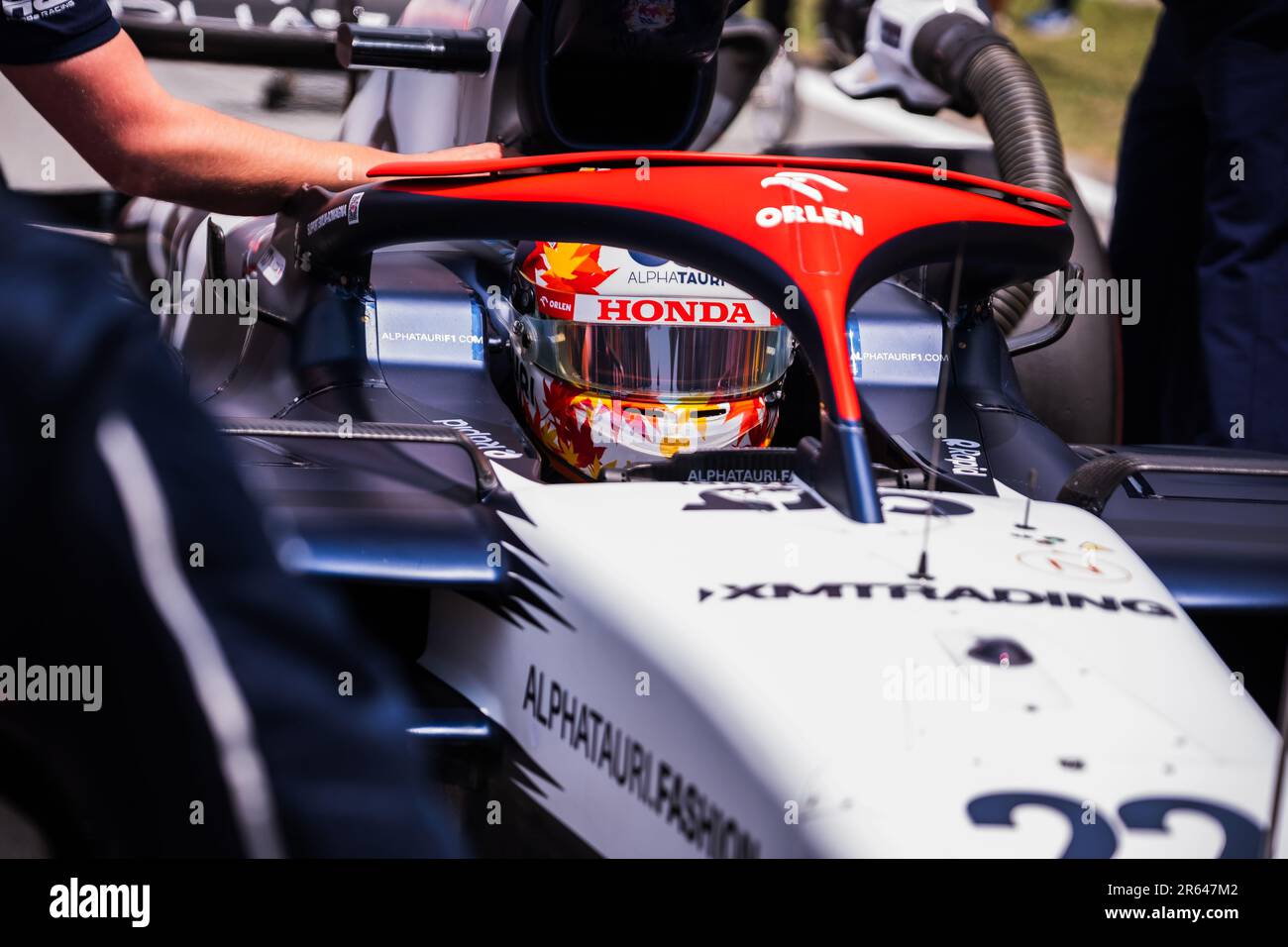 Circuit de Barcelona-Catalunya, Barcellona, SpainMonaco, 4,Giugno.2023: Yuki Tsunoda, durante il Gran Premio di Formula uno di Monaco Foto Stock