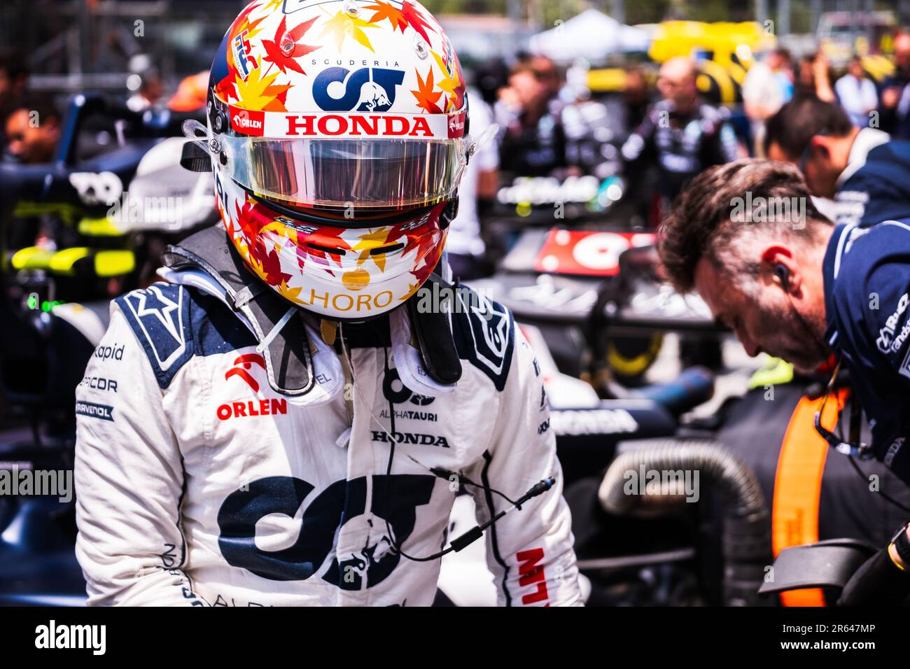 Circuit de Barcelona-Catalunya, Barcellona, SpainMonaco, 4,Giugno.2023: Yuki Tsunoda, durante il Gran Premio di Formula uno di Monaco Foto Stock