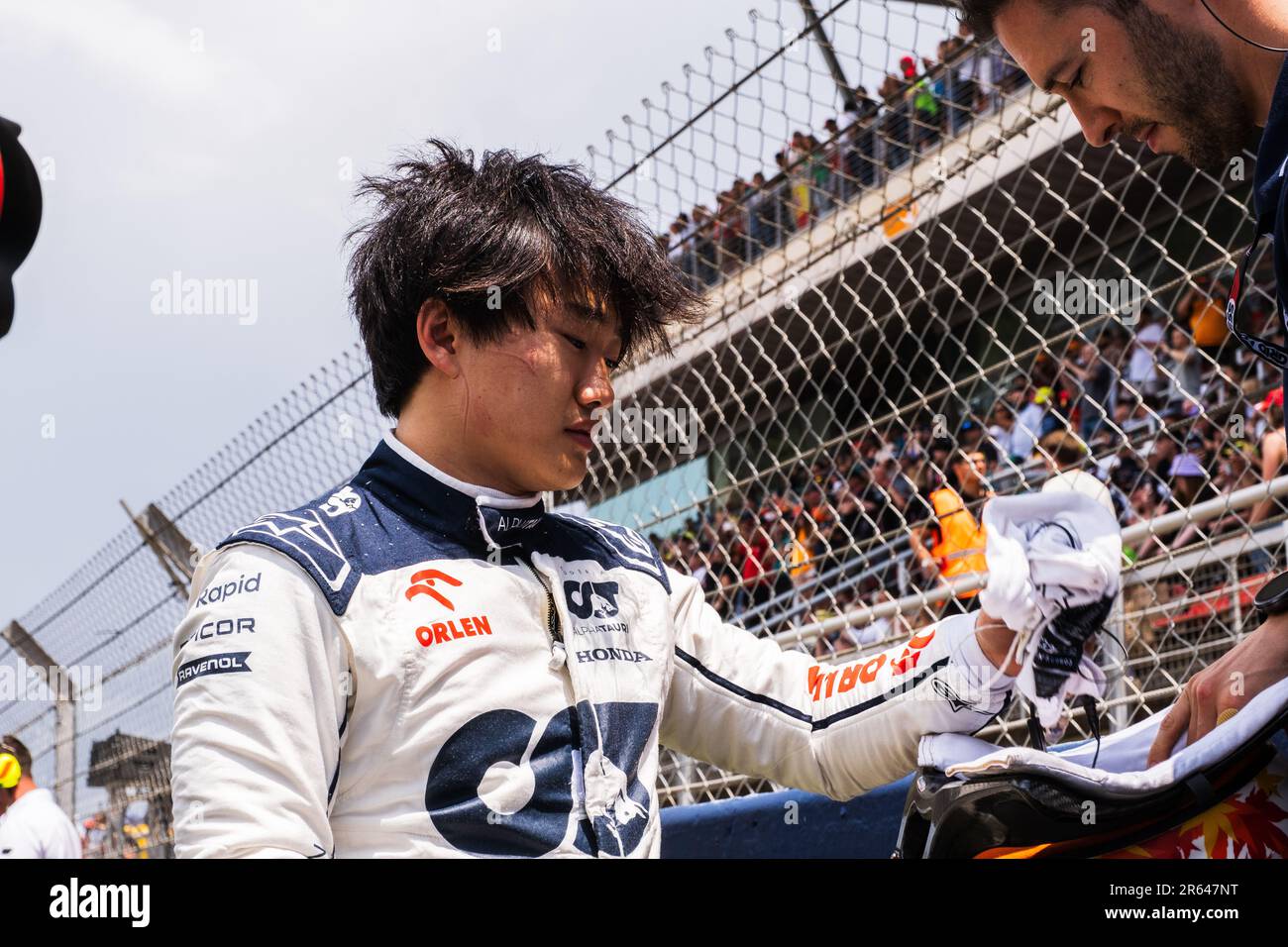 Circuit de Barcelona-Catalunya, Barcellona, SpainMonaco, 4,Giugno.2023: Yuki Tsunoda, durante il Gran Premio di Formula uno di Monaco Foto Stock