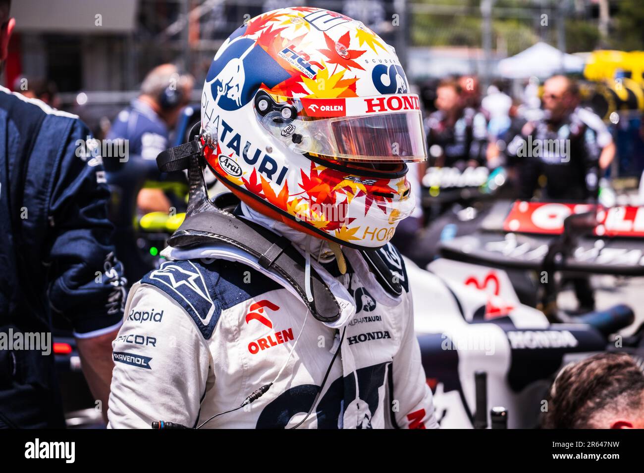 Circuit de Barcelona-Catalunya, Barcellona, SpainMonaco, 4,Giugno.2023: Yuki Tsunoda, durante il Gran Premio di Formula uno di Monaco Foto Stock