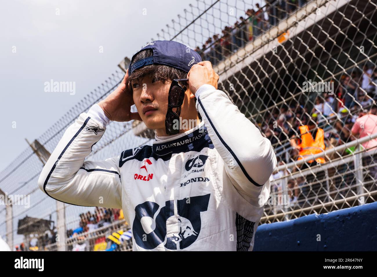 Circuit de Barcelona-Catalunya, Barcellona, SpainMonaco, 4,Giugno.2023: Yuki Tsunoda, durante il Gran Premio di Formula uno di Monaco Foto Stock