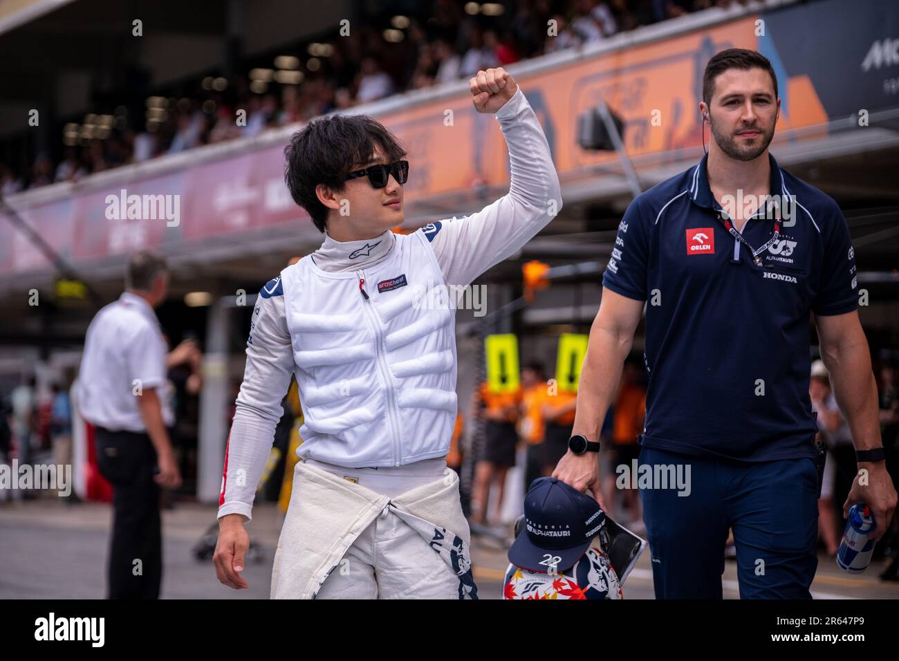 Circuit de Barcelona-Catalunya, Barcellona, SpainMonaco, 4,Giugno.2023: Yuki Tsunoda, durante il Gran Premio di Formula uno di Monaco Foto Stock