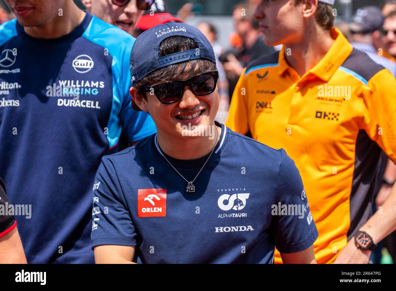 Circuit de Barcelona-Catalunya, Barcellona, SpainMonaco, 4,Giugno.2023: Yuki Tsunoda, durante il Gran Premio di Formula uno di Monaco Foto Stock