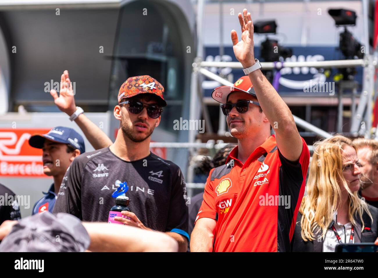 Circuit de Barcelona-Catalunya, Barcellona, SpainMonaco, 4,Giugno.2023: Charles Leclerc, durante il Gran Premio di Formula uno di Monaco Foto Stock