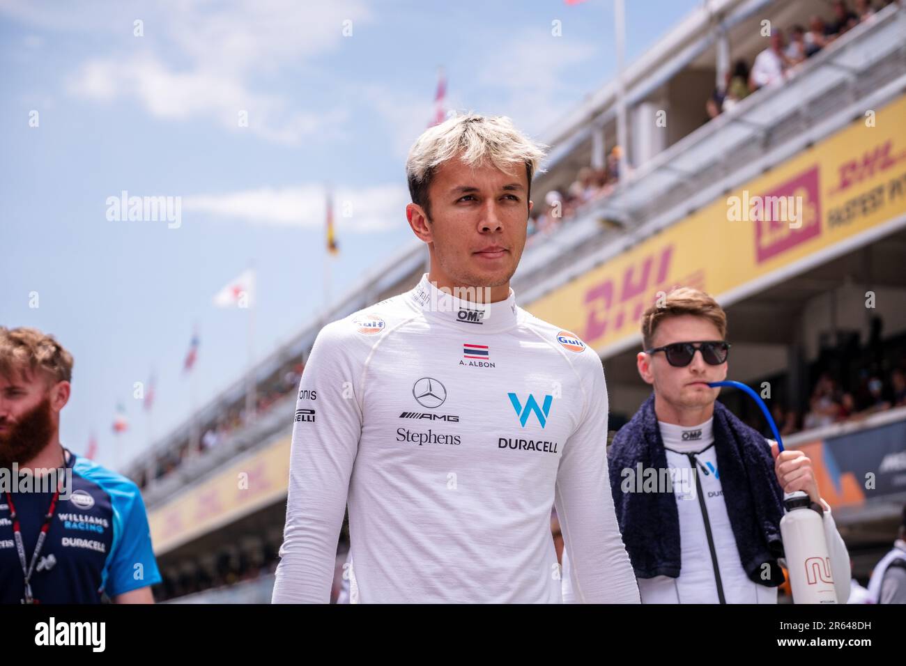 Circuit de Barcelona-Catalunya, Barcellona, SpainMonaco, 4,June.2023: Alex Albon, durante il Gran Premio di Formula uno di Monaco Foto Stock