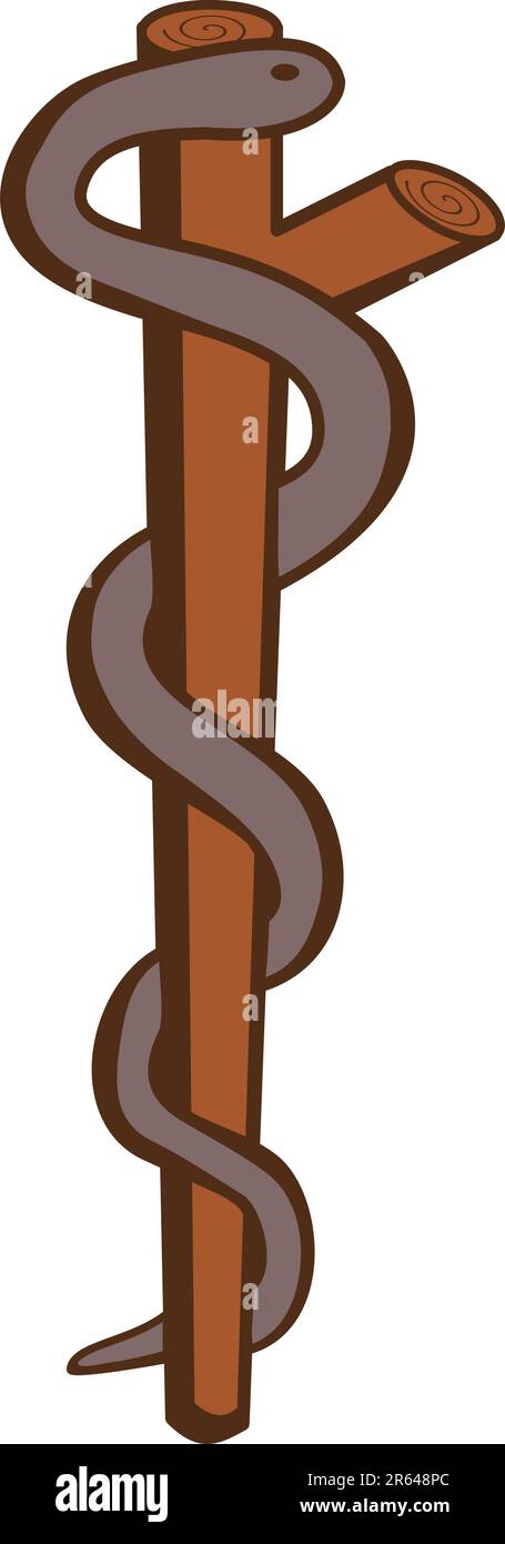 personale di aesculapius Illustrazione Vettoriale