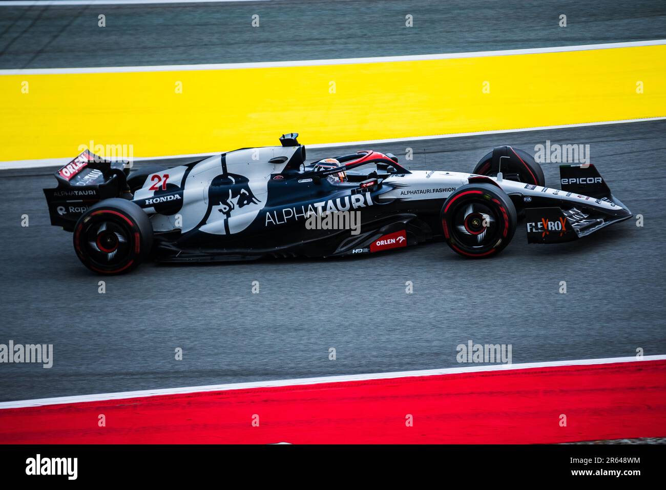 Circuit de Barcelona-Catalunya, Barcellona, SpainMonaco, 3,Giugno.2023: Yuki Tsunoda, durante il Gran Premio di Formula uno di Monaco Foto Stock