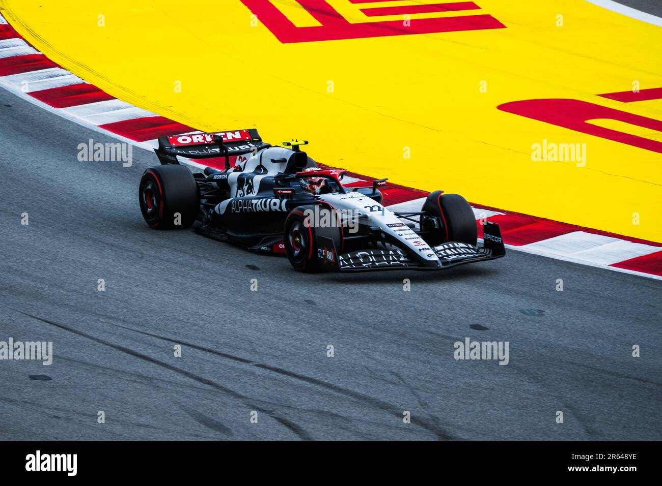 Circuit de Barcelona-Catalunya, Barcellona, SpainMonaco, 3,Giugno.2023: Yuki Tsunoda, durante il Gran Premio di Formula uno di Monaco Foto Stock