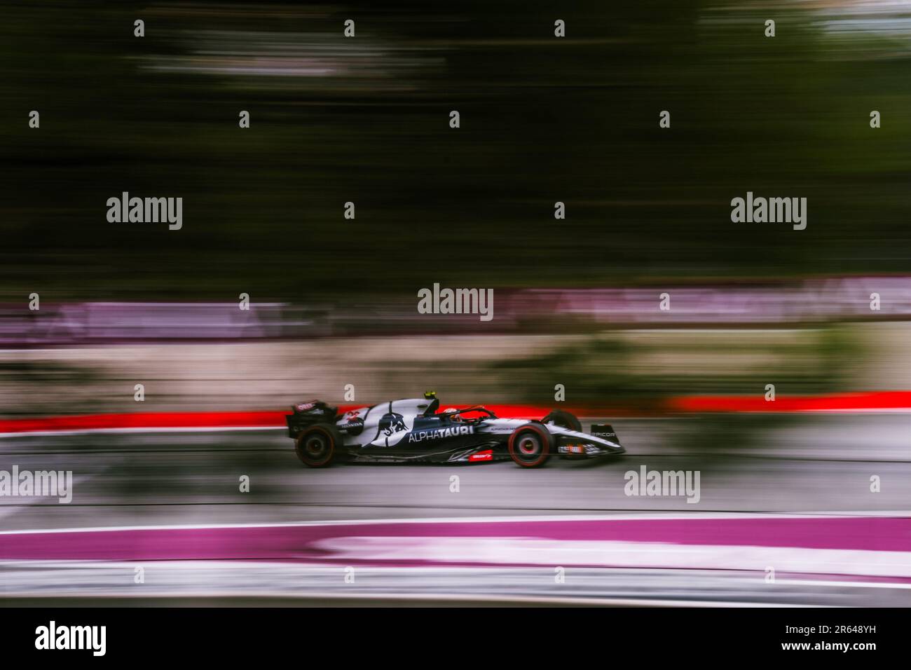 Circuit de Barcelona-Catalunya, Barcellona, SpainMonaco, 3,Giugno.2023: Yuki Tsunoda, durante il Gran Premio di Formula uno di Monaco Foto Stock