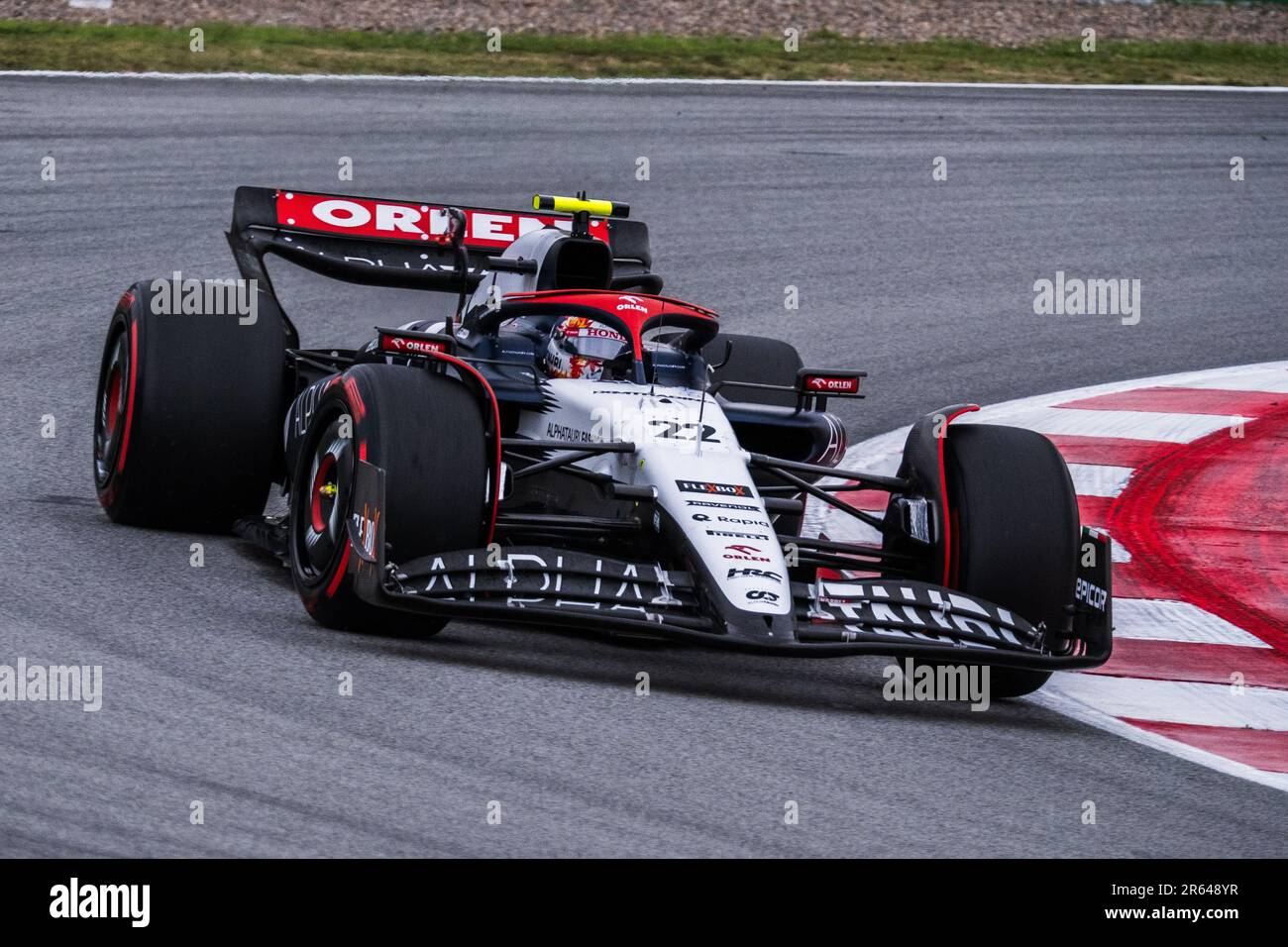 Circuit de Barcelona-Catalunya, Barcellona, SpainMonaco, 3,Giugno.2023: Yuki Tsunoda, durante il Gran Premio di Formula uno di Monaco Foto Stock