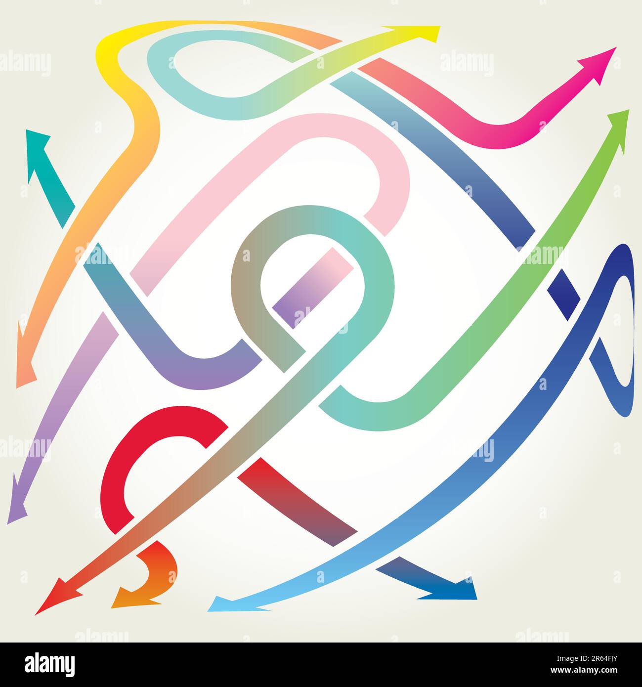 Illustrazione di punti vettoriali con sfondo a punti multicolore Illustrazione Vettoriale