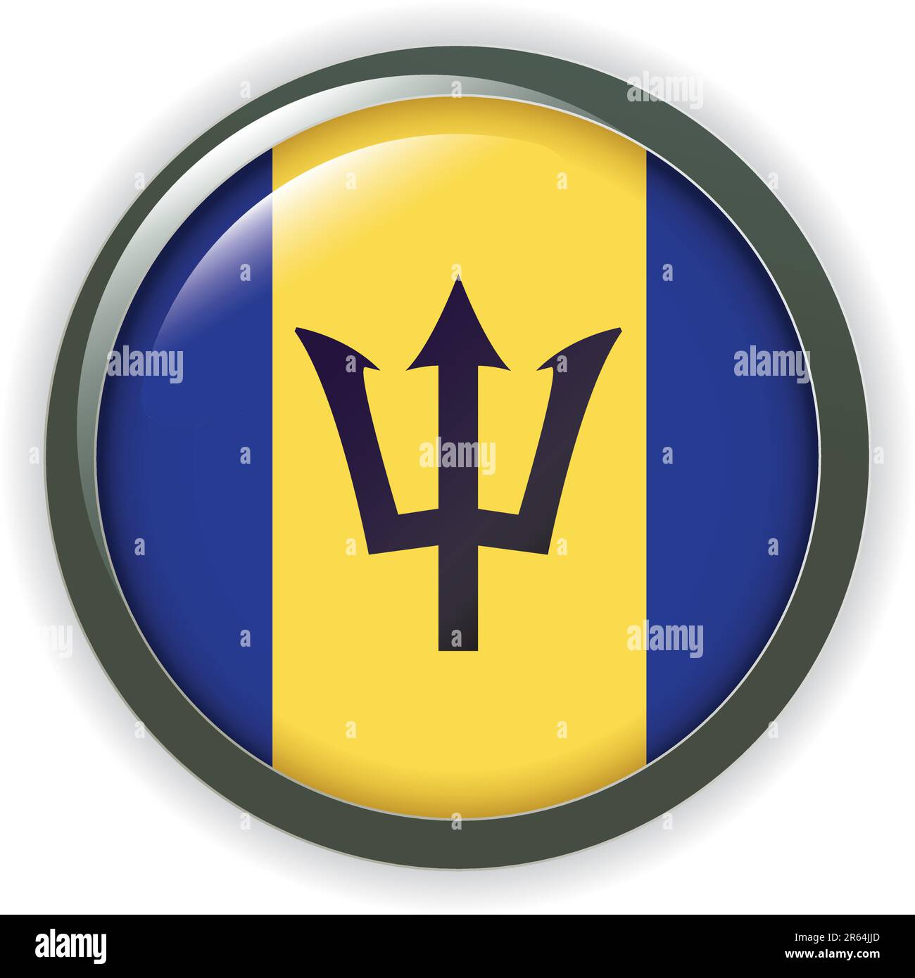 bandiere del mondo. Pulsante Vector (vettore) Illustrazione Vettoriale