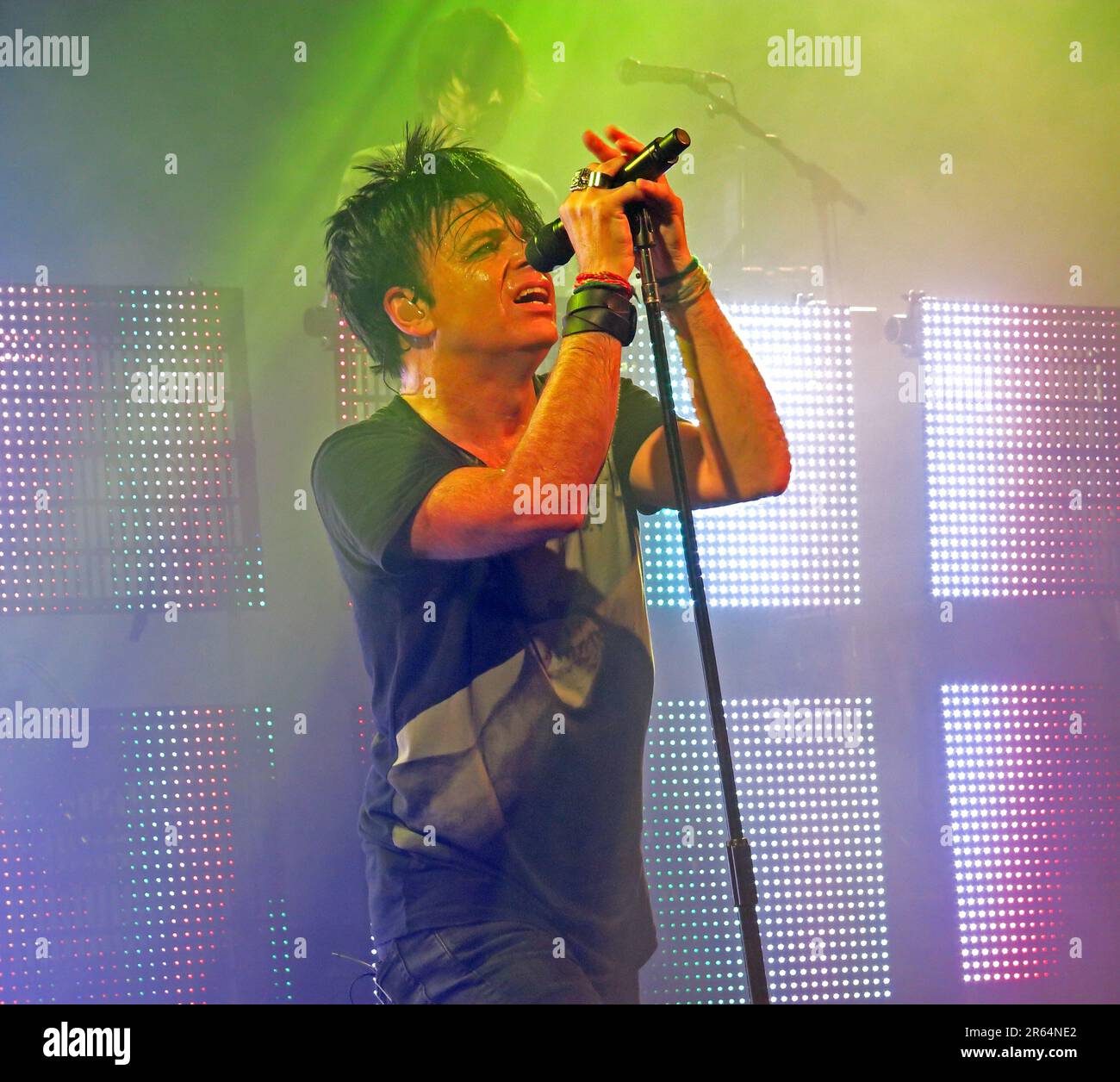 Gary Numan, Splinter Tour UK leg gig, suonando presso la Manchester Academy 20131114, Oxford Road, Inghilterra, UK, M13 9PR Foto Stock