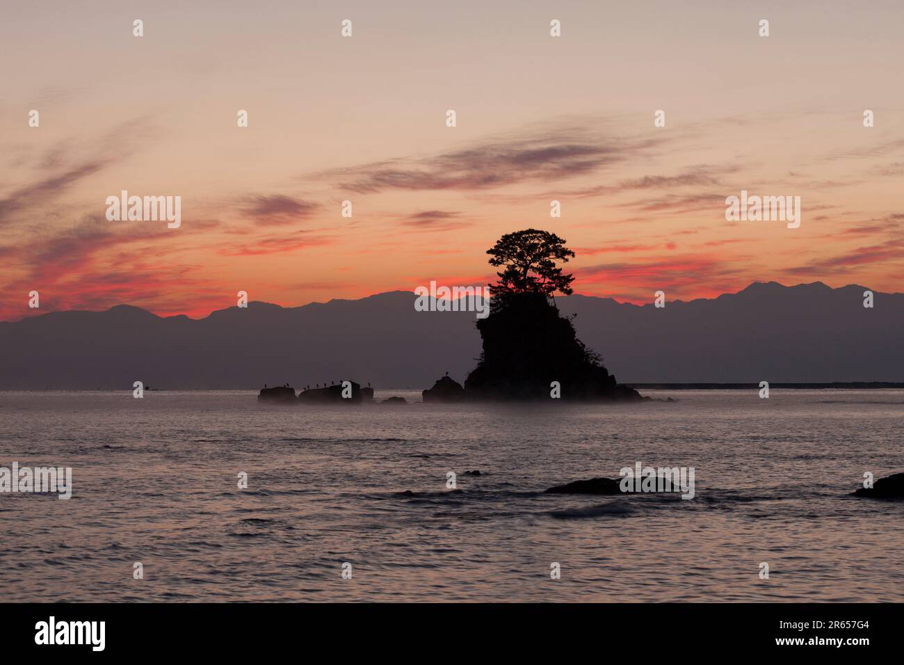 Amaharashi Coast al mattino Foto Stock