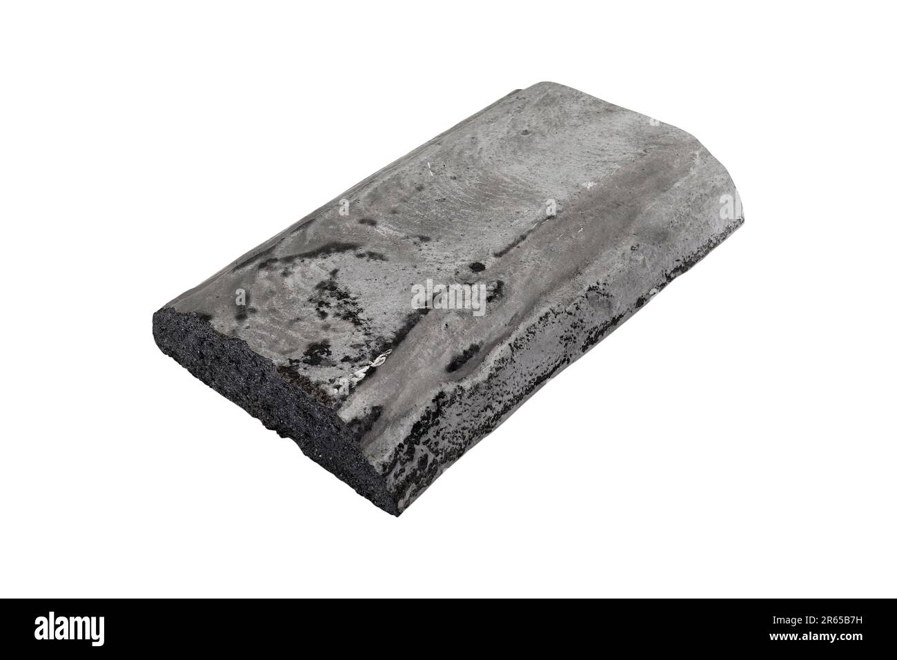 Nocciolo di alluminio, minerale utilizzato nell'industria come materiale strutturale in aerei, barche, automobili. Foto Stock