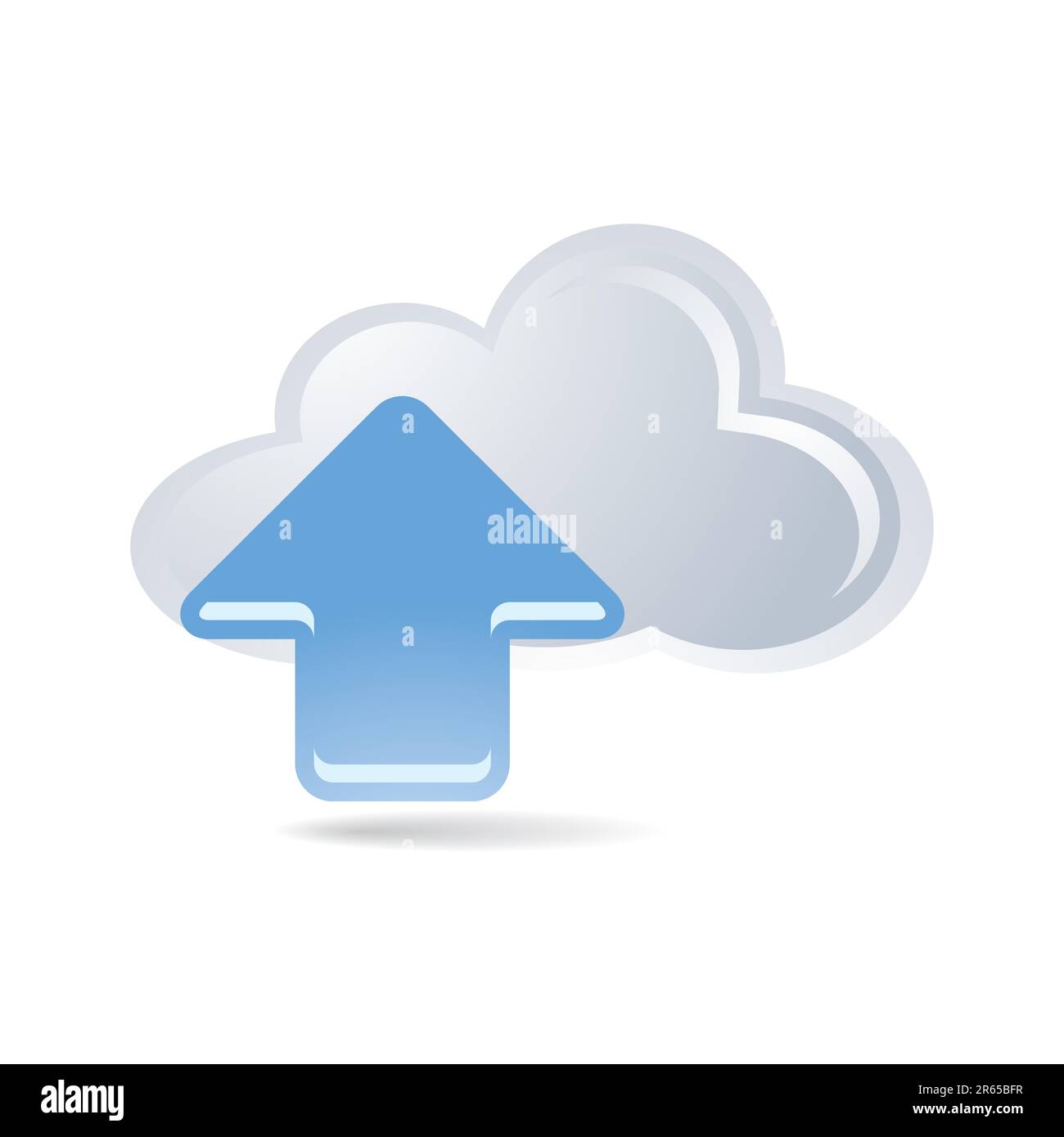 carica cloud Illustrazione Vettoriale