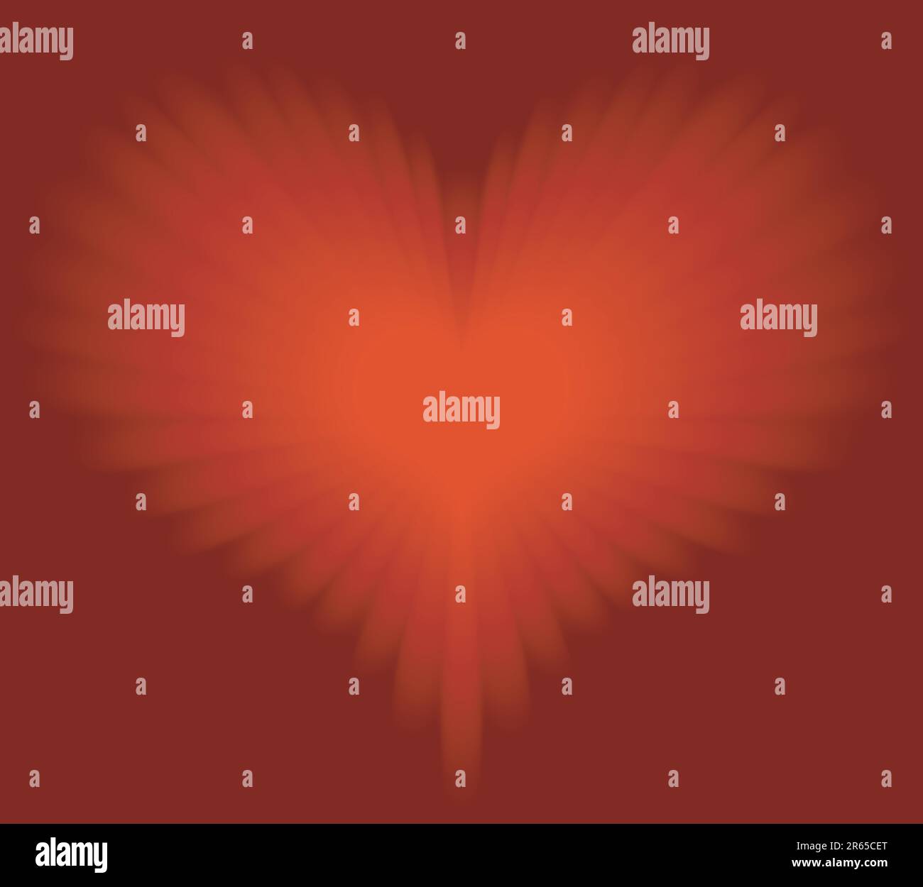Cuore vettoriale. Colori globali, fusione. Illustrazione Vettoriale
